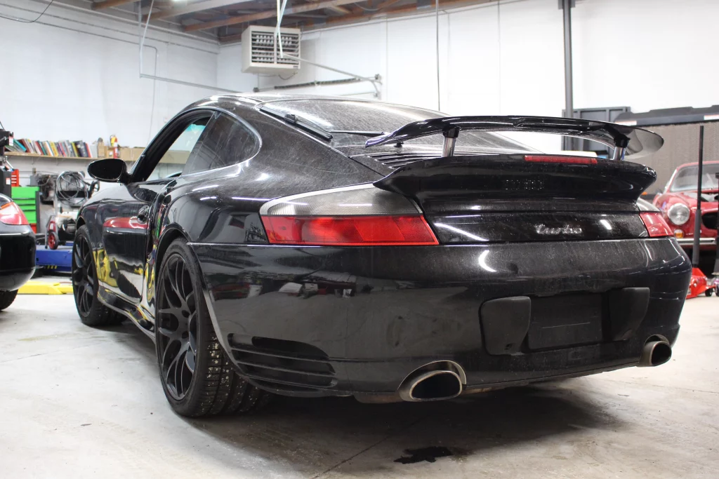 Black 996 Porsche 911 Turbo