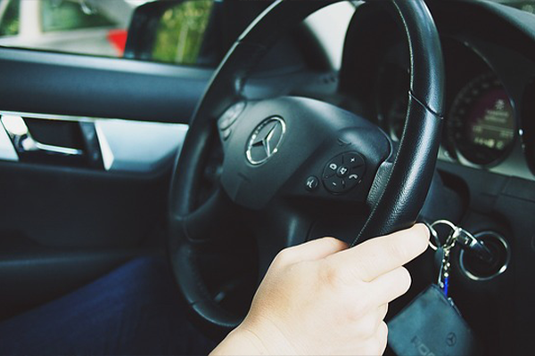Mercedes Benz steering wheel