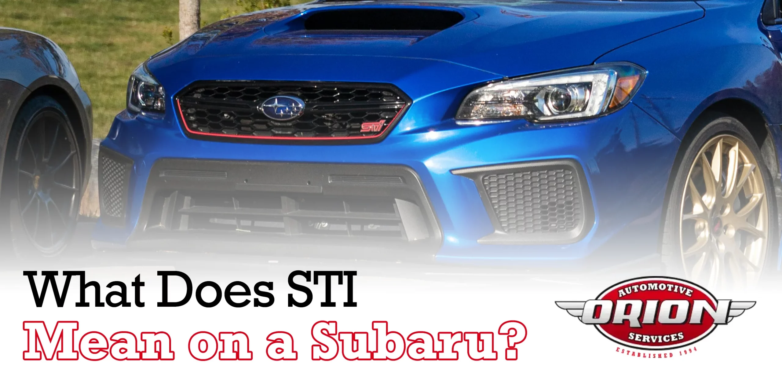 What Does “STi” Mean On a Subaru?