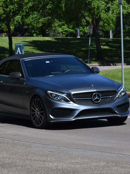 Black Mercedes-Benz C-300 Car