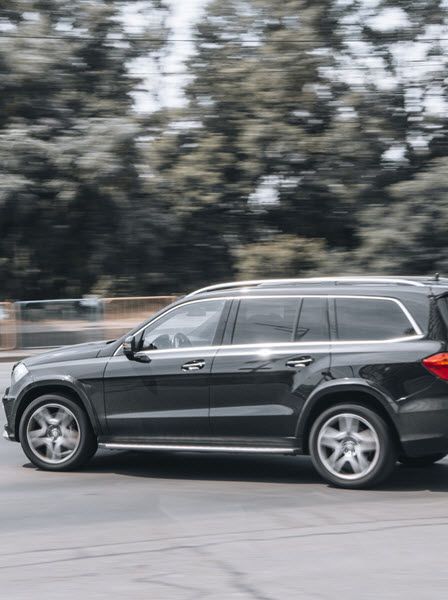 Black Mercedes-Benz GL 500 Car