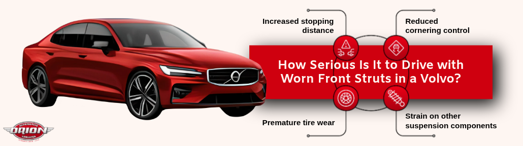 How Serious Is It to Drive with Worn Front Struts in a Volvo