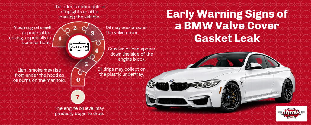 Early Warning Signs of a BMW Valve Cover Gasket Leak