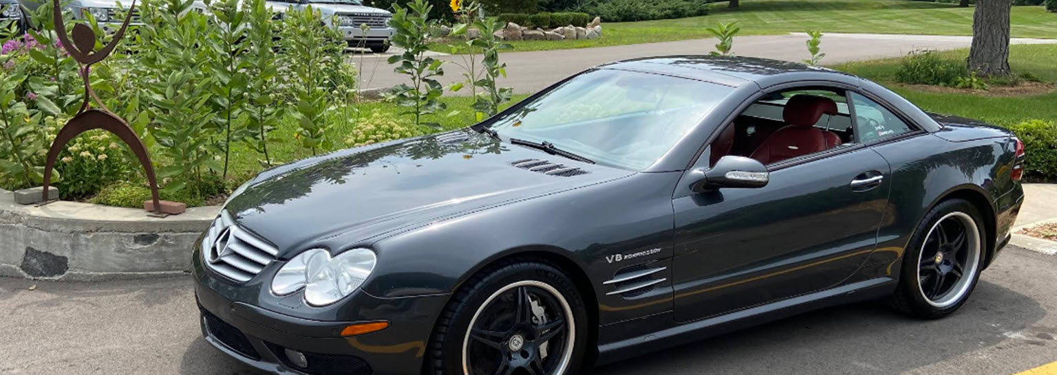 Mercedes-Benz SL65 AMG Outside Our Garage