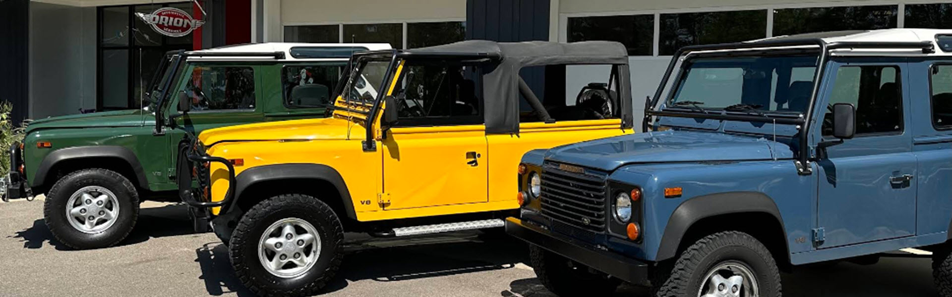 Vintage Land Rover Defender 90 SUVs
